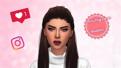 The Sims 4 Create A Sim Instagram Baddie Sim Download And All Cc Links