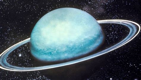 Uranus Is A Blue Green Planet With Rings That Was Discovered In 1781 By