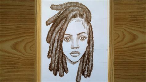 How To Draw Dread Girl How To Draw Black American Girl How To Draw