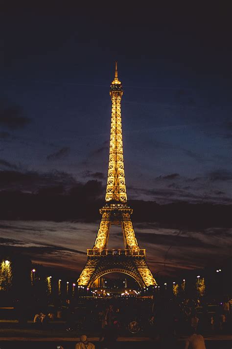 Hd Wallpaper France Paris Eiffel Tower By Night Parisbynight