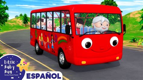 Las Ruedas Del Autobús Y La Barricada Canciones Infantiles Little