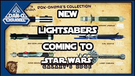 New Legacy Lightsabers Coming To Galaxys Edge And More News Youtube