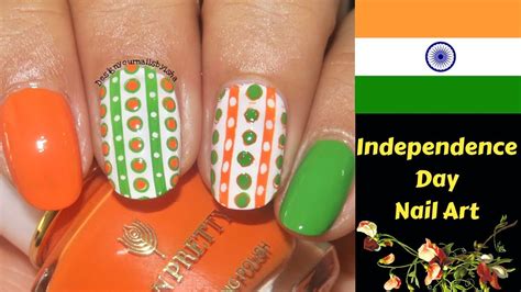 India Independence Day Nail Art Tutorial Designyournailsbyisha