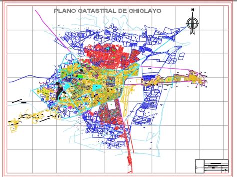 Plano Catarastal De Chiclayo En Autocad Cad 12 25 Mb Bibliocad Hot