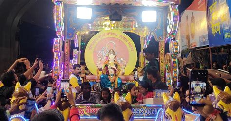 Ganeshotsav 2022 Aagman Sohala Of Mumbaicha Rajas Puja Murti See Pics