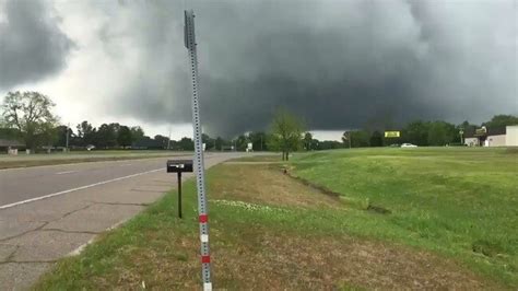 Suspected Tornado Funnel Seen In Durant Oklahoma As Severe Storms Hit