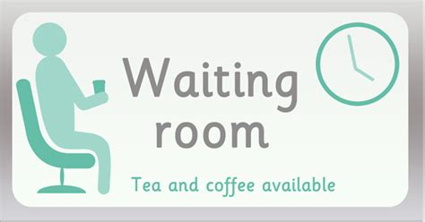 Waiting Room Role Play Sign Free Early Years And Primary Teaching