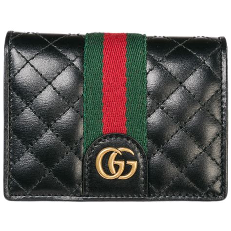 Gucci x doraemon card case.chinese new year of the ox.limited ed.brand new. Gucci Women's Genuine Leather Credit Card Case Holder Wallet Doppia G In Black | ModeSens