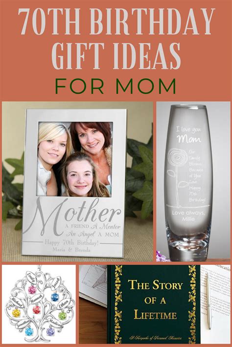 This list is full of meaningful, thoughtful, and fun affordable finds she'll love. 70th Birthday Gift Ideas for Mom | Unique 70th Birthday ...