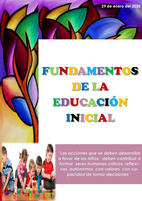 Fundamentos De La EducaciÓn Inicial By Eukarisgonzalez23 Issuu