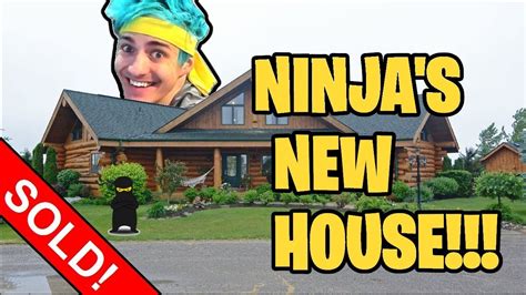 Fortnite Ninja Shows His New House And Doggy Youtube