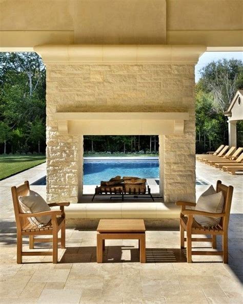 Pretty Seating Area Ideas With Outside Fireplace 08 Outdoor Fireplace