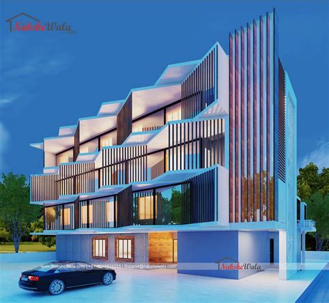 Commercial Building Elevation Design | Building elevation, Building facade, Building