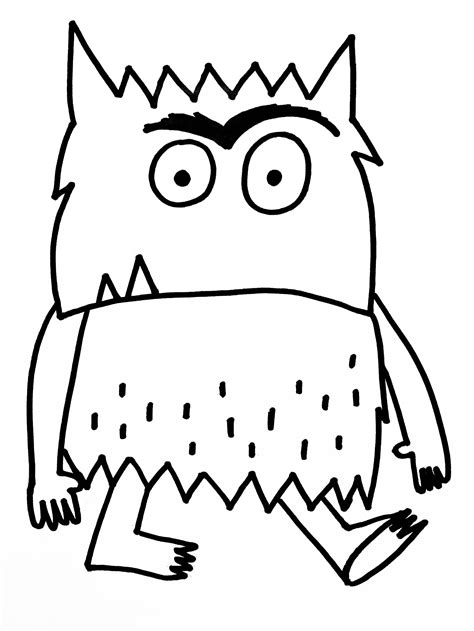 Kleurplaat Het Kleurenmonster (boos) Monster activiteiten, Emoties
