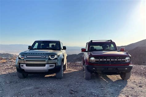 Bronco Vs Defender Which Is The Best Off Road Suv Edmunds Auto
