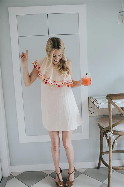 Cute Summer Outfit And Pink Grapefruit Margarita Recipe Click Through