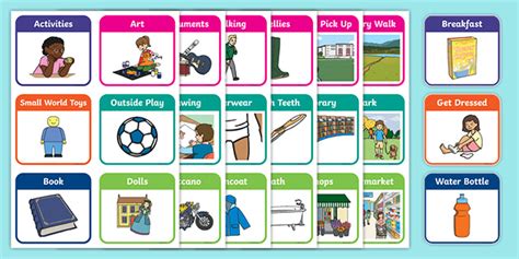 Home Visual Timetable Autism Resources Teacher Made