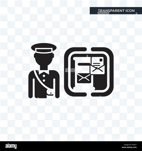 Postman Vector Icon Isolated On Transparent Background Postman Logo