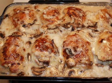Remove from oven, and stir excess sauce into the rice. baked chicken legs and rice casserole recipe