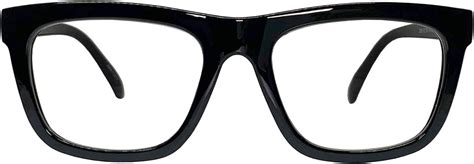 oversized square thick horn rimmed clear lens eye glasses frame non prescription