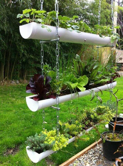 Inexpensive Pvc Pipe Hanging Vegetable Garden Morflora
