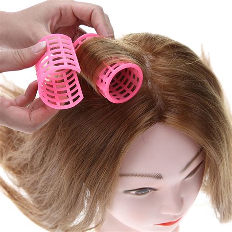 Plastic Hair Curler Roller Large Grip Styling Roller Curlers