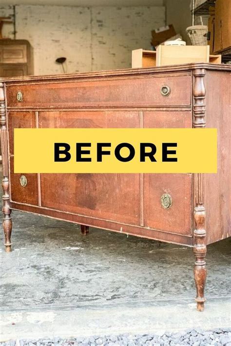 DIY Vintage Dresser Makeover Idea | Vintage dresser makeover, Dressers
