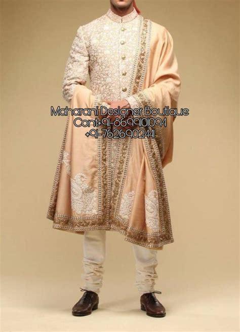 Latest Punjabi Wedding Sherwani Maharani Designer Boutique