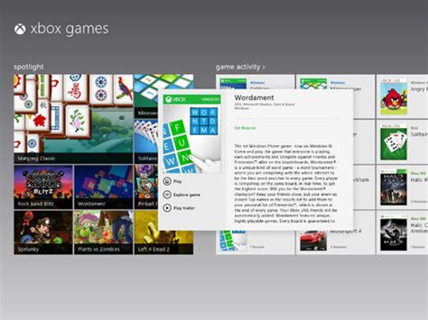 Windows 8 Xbox Games Revealed Stuff