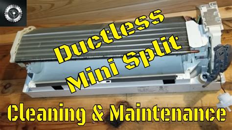 Ductless Mini Split Cleaning And Maintenace Complete Tear Down Youtube