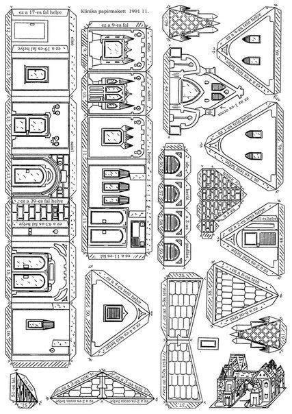 Pin by Brenda on Игрушки самодельные | Paper house template, Paper