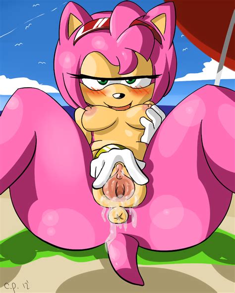 Rule 34 Amy Rose Anthro Beach Breasts Day Epicchase