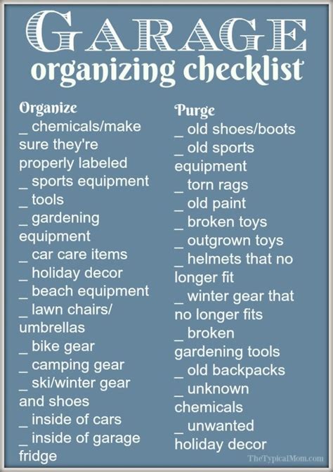 Need a quick storage solution? Garage Organization Ideas · The Typical Mom