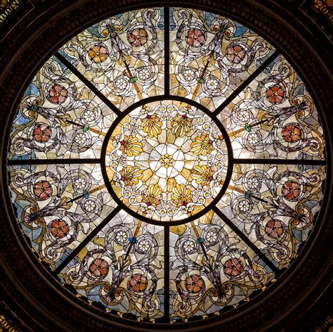 Free Images Light Ceiling Color Colorful Material Stained Glass Circle Symmetry Dome