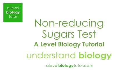 Non Reducing Sugars Benedicts Test A Level Biology Ocr A Eduqas
