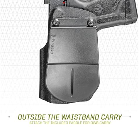 Fobus Rmax9 Concealed Carry Holster For Ruger Max 9 Pistol Optics