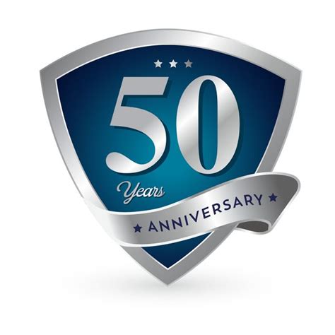 50th Anniversary Badge Logo Icon Logo Icons Badge Icons Badge