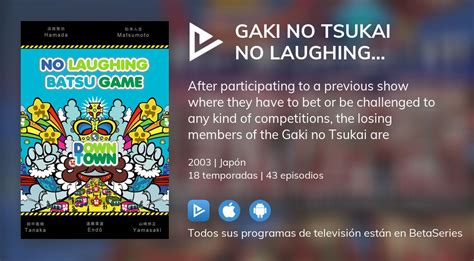 ¿dónde Ver Gaki No Tsukai No Laughing Batsu Game Tv Series Streaming