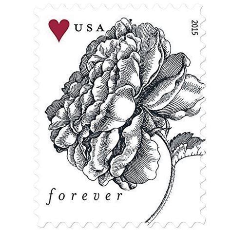 100 Usps Forever Stamps 2015 Vintage Rose Stamps 5 Sheets Of 20