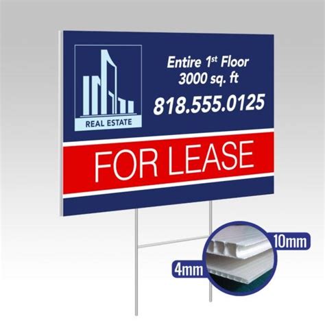 10mm Coroplast Signs Wholesale Yard Signs 4over Wholesale Printer