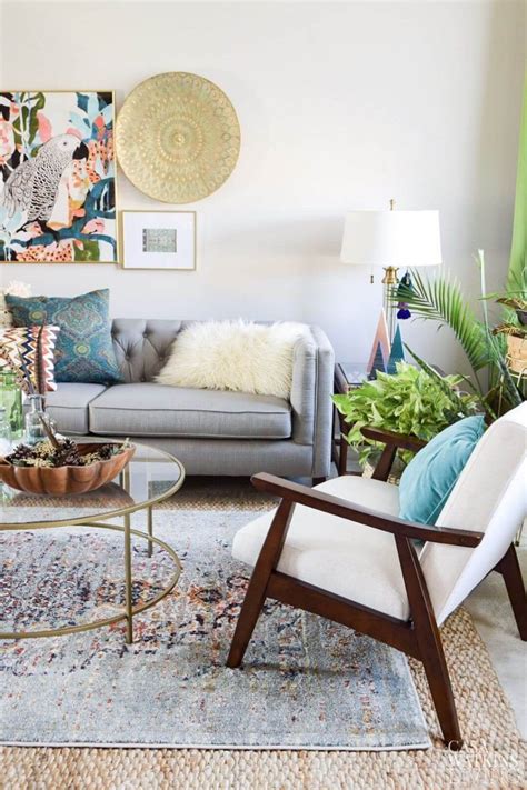 25 Boho Living Room Ideas To Spruce Up The Place Rugs In Living Room