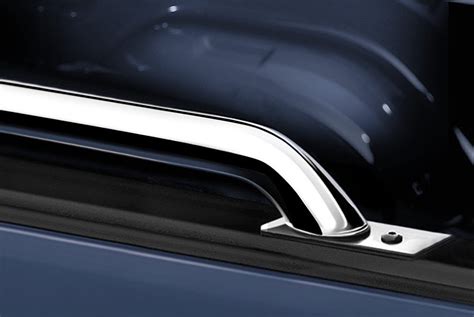 Truck Bed Side Rails Chrome Black Polished Stainless Steel