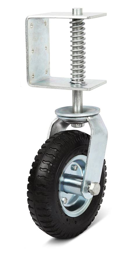 Buy 8 Inch Gate Wheel Casters Kit With Spring Improved 2020 Model