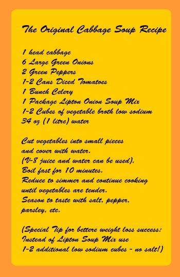10 day cabbage soup diet plan delinter