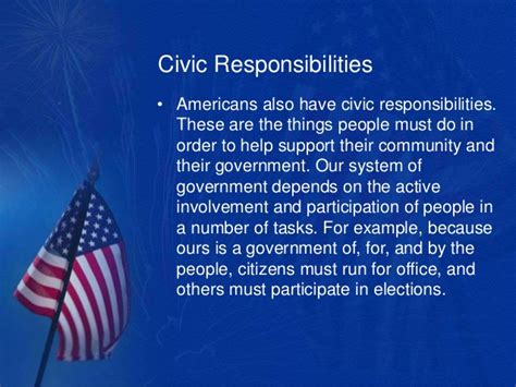 We did not find results for: Personal and civic responsibilities