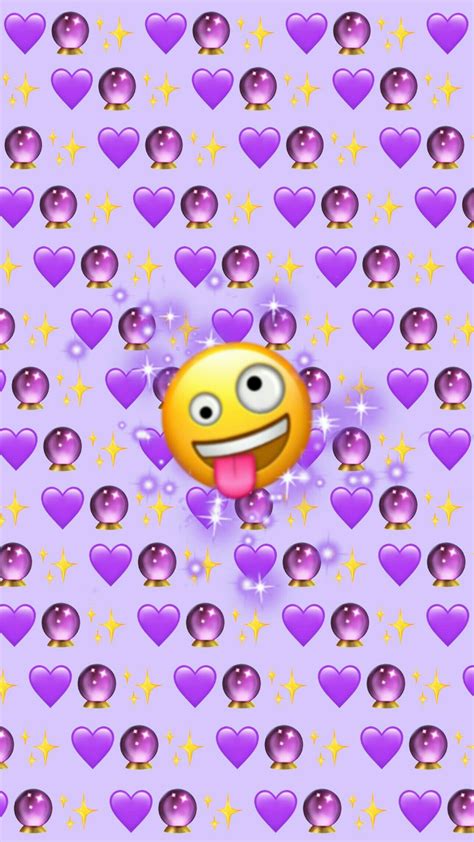Purple Emoji Background Emoji Backgrounds Cute Emoji Wallpaper