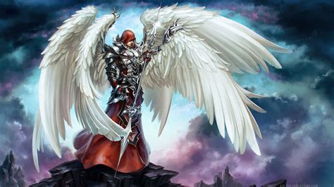 Wallpaper Anime Wings Angel Archangel Mythology Wing Screenshot