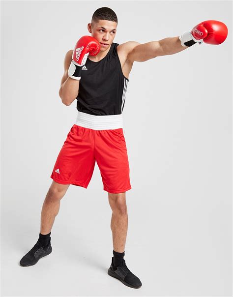 Red Adidas Base Punch Boxing Shorts Jd Sports