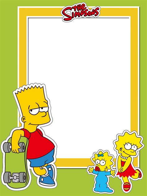 Plantilla De Database De Los Simpsons Para Recortar Loca Tel