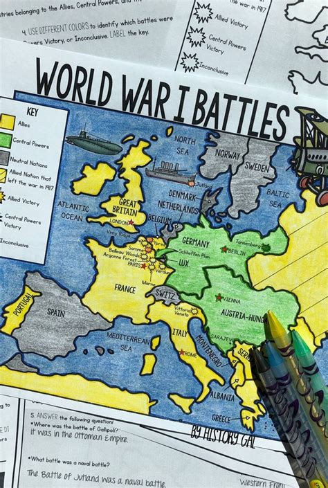 World War 2 Map Worksheet